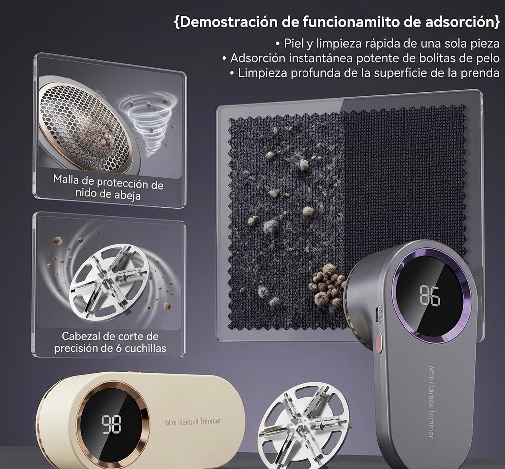 Quita pelusas eléctrico moderno